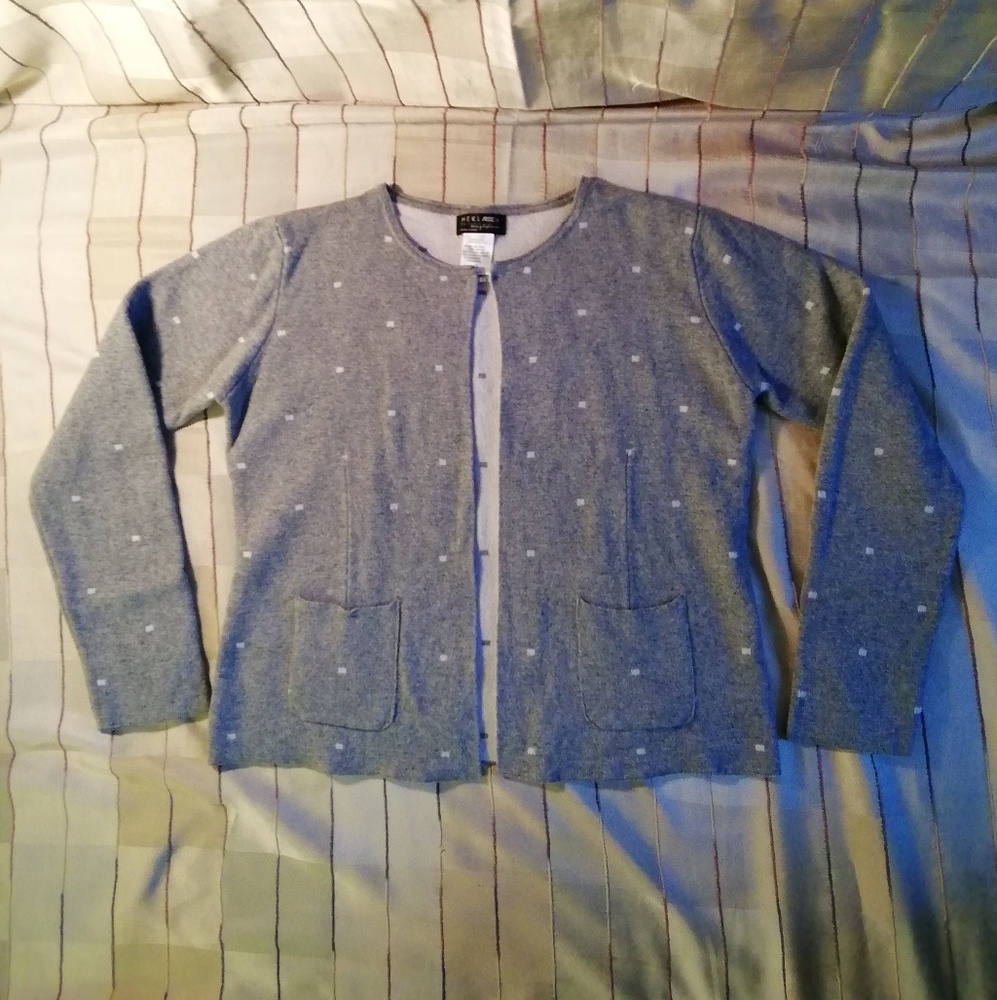 Hekla & Co Merino blend cardigan size L 🇮🇹